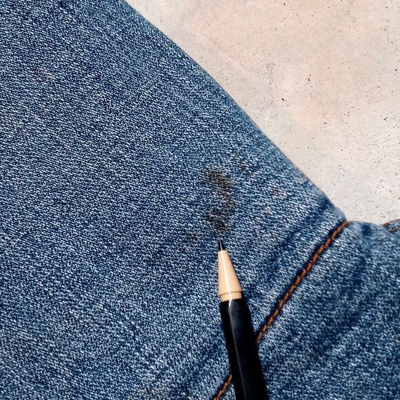 Levi's Trucker Jacket Women's Size 3X Faux Fur Collar Cuffs Quilt Lined Jean - Picture 10 of 15